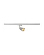 SLV 144204 AVO TRACK 1 Circuit GU10 QPAR51 Spotlight IP20 50W 230V 13.5x8x6cm Grey Steel