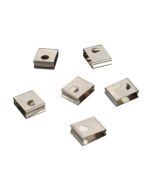 SLV 145551 EUTRAC Spring Clip Pack of 6 2x1x2.5cm Grey Steel