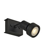 SLV 147360 PURI Single GU10 QPAR51 IP20 Spotlight 50W 230V 8.6x5.6x8.6cm Black Aluminium