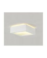 SLV 148002 PLASTRA 105 Square E27 IP20 Ceiling Light 25W 220-240V 25x25x9.5cm