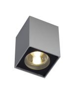 SLV 151514 ALTRA DICE Square GU10 QPAR51 IP20 Ceiling Light 35W 220-240V 7x7x10cm Grey Aluminium