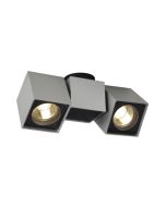 SLV 151534 ALTRA DICE Double GU10 QPAR51 IP20 Spotlight 2x50W 220-240V 22.5x7x9cm Grey Aluminium