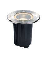 SLV 229320 DASAR 80 Round GU10 QPAR51 Groundlight IP67 IK08 35W 220-240V 16x13cm Stainless Steel 316