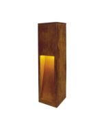 SLV 229410 RUSTY SLOT 50 E27 TC-DSE IP44 Post Light 11W 230V 50x12x12cm Rust