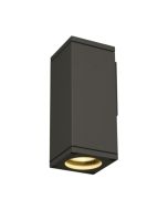 SLV 229525 THEO Square GU10 QPAR51 IP44 Wall Light 35W 230V 7x18x7.5cm Anthracite Aluminium