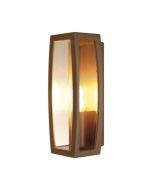 SLV 230657 MERIDIAN BOX E27 TC-SE IP54 Wall Light 25W 230V 13.5x38x14cm Rust Aluminium