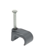 Unicrimp QFC5 6x10mm Flat T&E Cable Clips Grey (2.5mm) Pack=100
