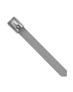 Unicrimp QSST360LH 360x7.9mm Stainless Steel Roller Ball Cable Tie Pack=100