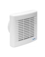 Vent Axia BAS100T 100mm 4" Axial Fan IP44 White c/w Timer