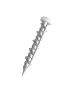 OSC OBX-WALL-6.5X38W-75 Wallbite No Plug Fixing Screw (White Head) Pk=75