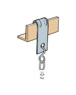 Britclips VF1 2-5mm Vertical Flange Clip Pack=25