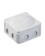 Wiska COMBI 607 110x110x66mm PVC Adaptable Box c/w 5P Terminal 41A IP66 Grey