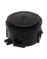 Wiska COMBI 304 82x82x57mm PVC Adaptable Box Empty IP66 Black