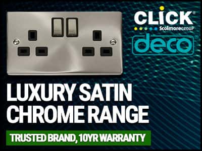 Click Deco Satin Chrome