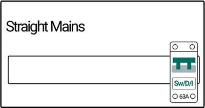 Straight Mains Board